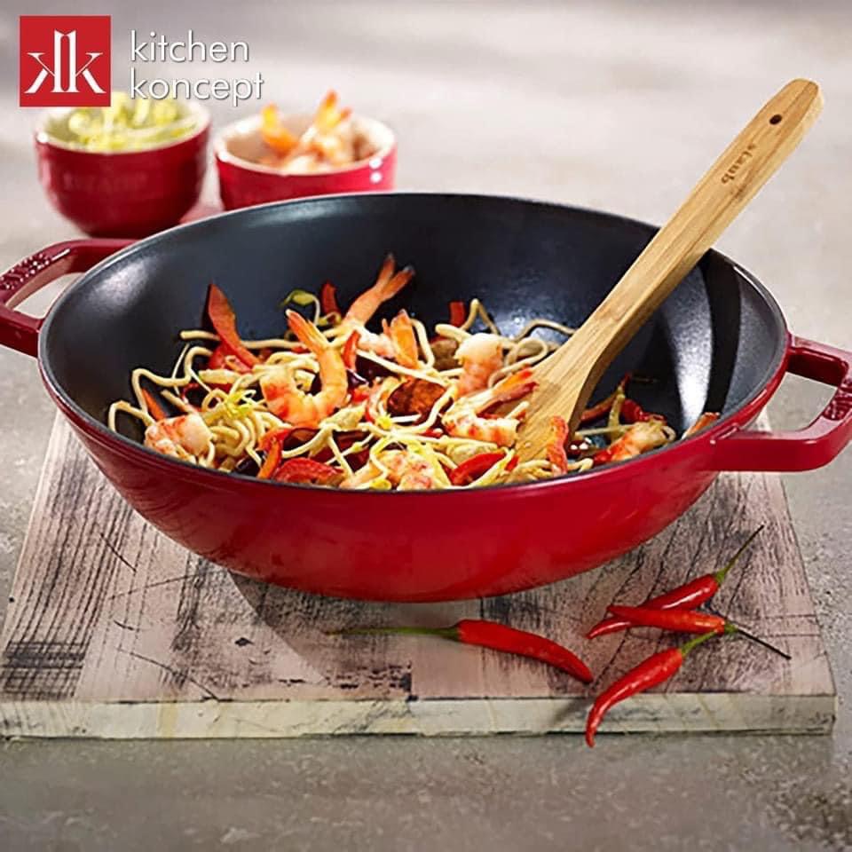 Chảo gang Wok Staub Wok 30cm