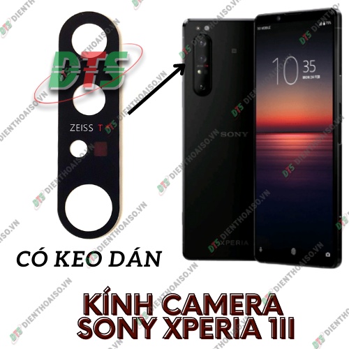 Kính camera sony xperia 1ii kèm keo dán