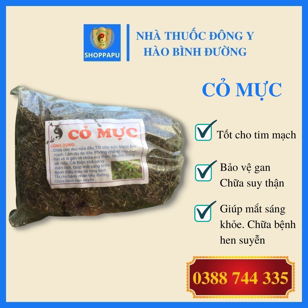 Cây Cỏ Mực Nhọ Nồi Khô Sạch 1kg