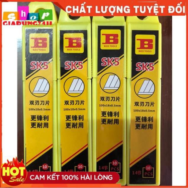 Hộp 10 Lưỡi dao dọc giấy Bosi-Giadung24h