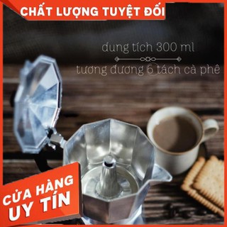 Ấm pha cà phê Moka Express 3TZ (6 cup), bình pha cà phê kiểu Ý