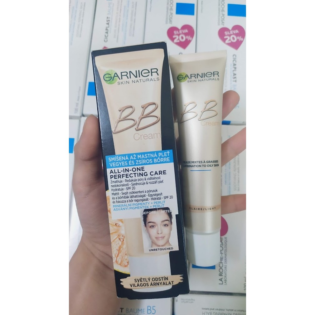 [Rẻ vô địch] KEM NỀN BB CHO DA DẦU VÀ HỖN HỢP THIÊN DẦU - GARNIER BB CREAM 40ml