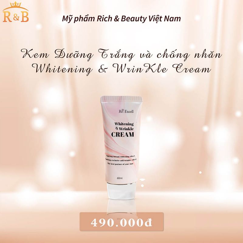 kem dưỡng trắng whitening&amp;wrinkle cream