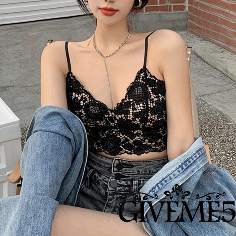 Áo lót ren có mút đệm quyến rũ thời trang dành cho nữ