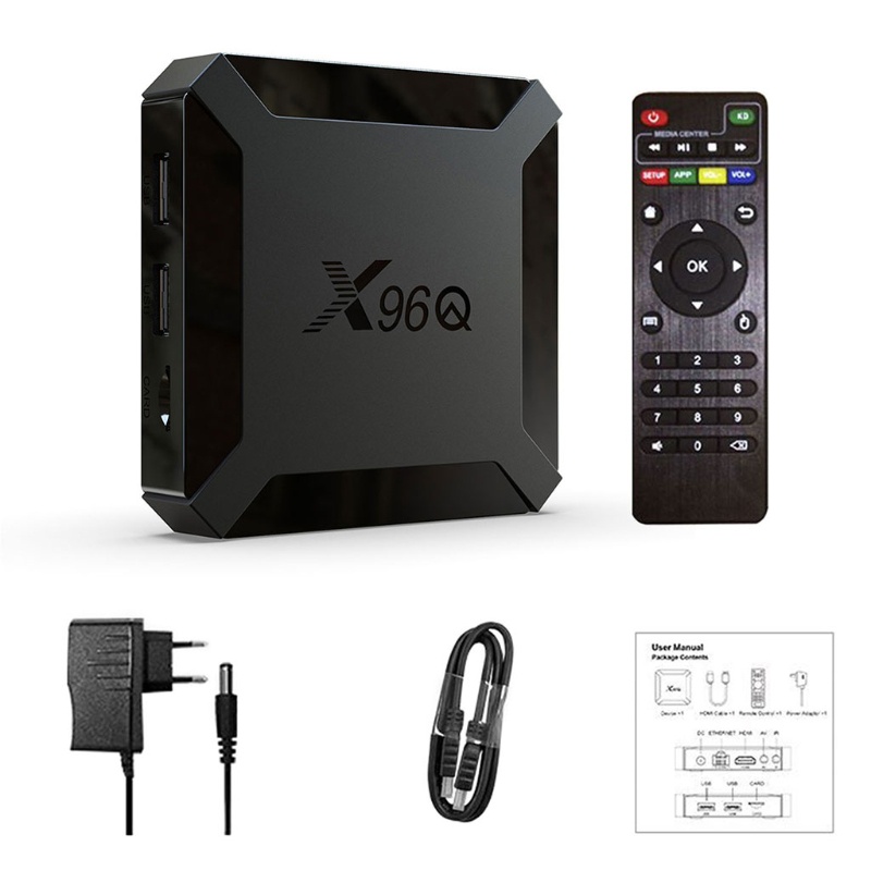 Đầu TV BOX X96Q 10.0 Allwinner H313 L I T 2GB 16GB 4K H D ChấT LượNg Cao