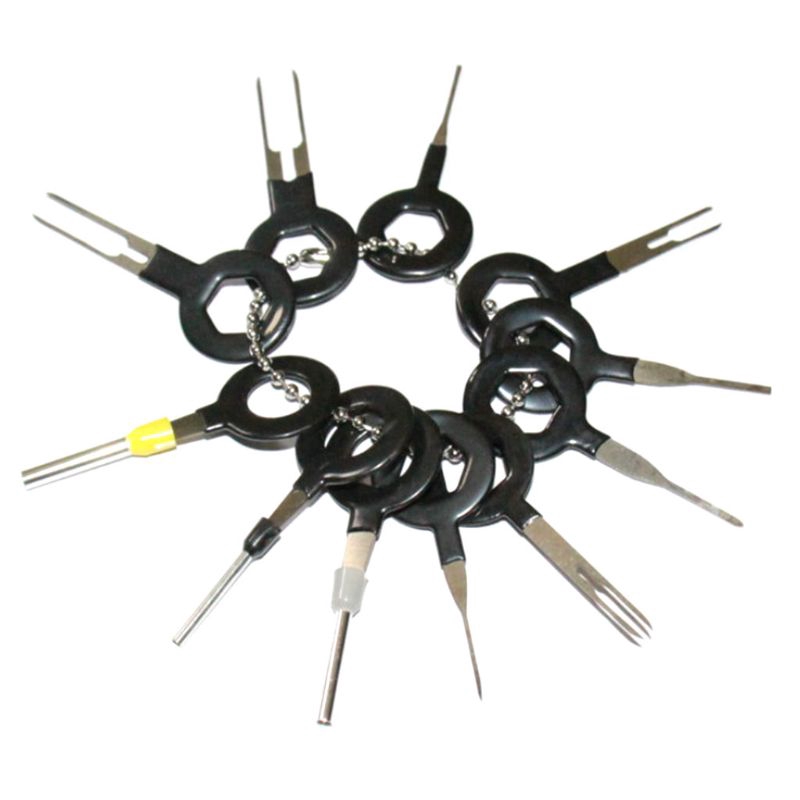 IOR* 11Pcs Car Terminal Removal Tool Kit Wire connector Pin Release Extractor Puller Needle Remove Tool