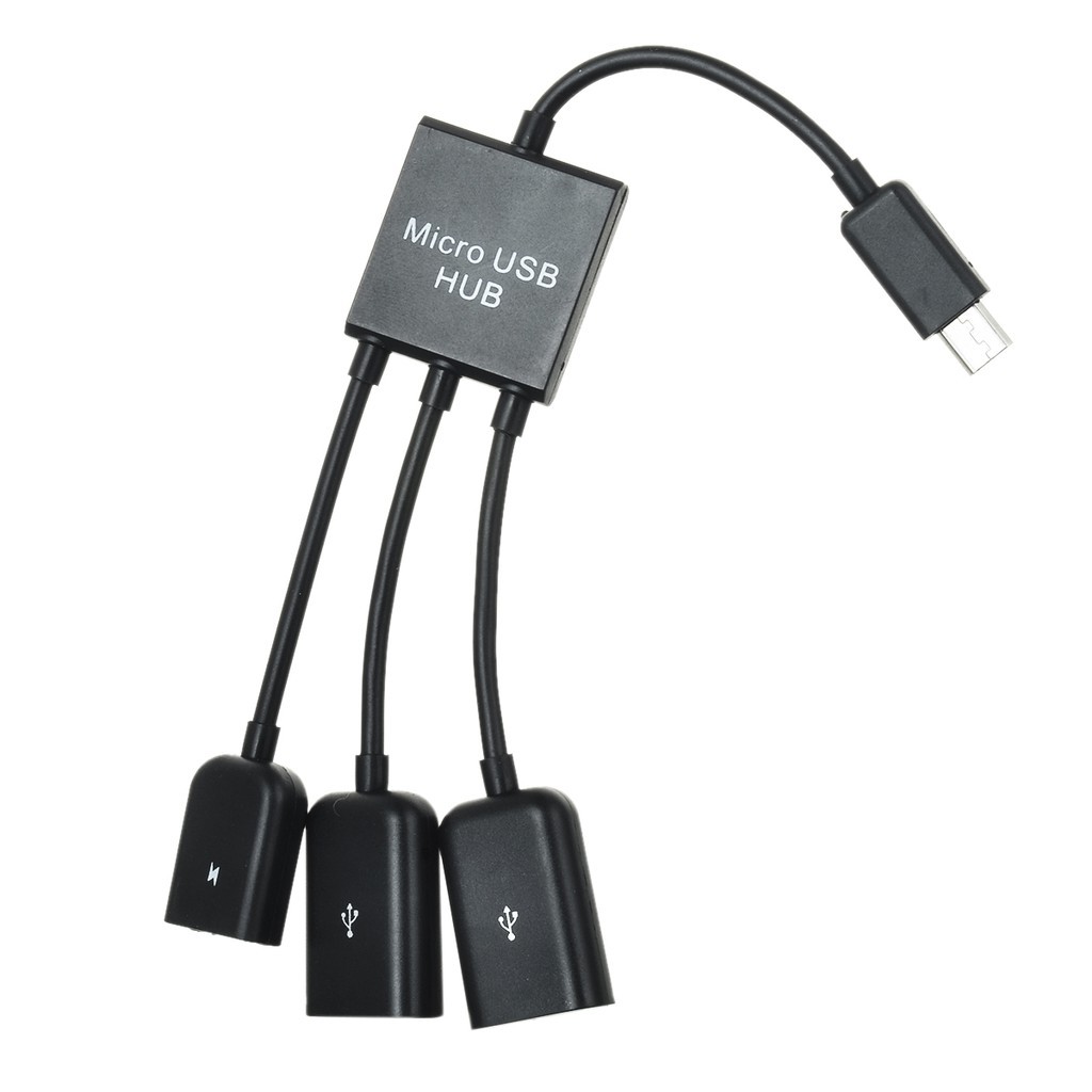 Cáp Chuyển Đổi 1 To-3 Micro Usb Sang Usb Otg