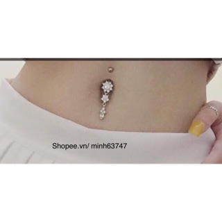 Khuyên rốn hoa p2( hàng có sẵn)