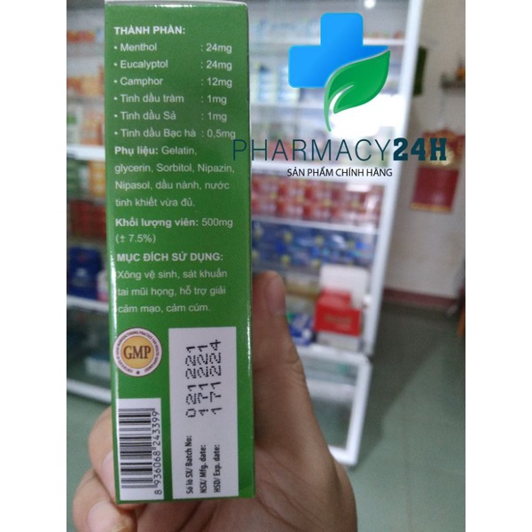 Combo 5 hộp MELA- Viên xông thảo mộc của GOLDEN HEALTH USA