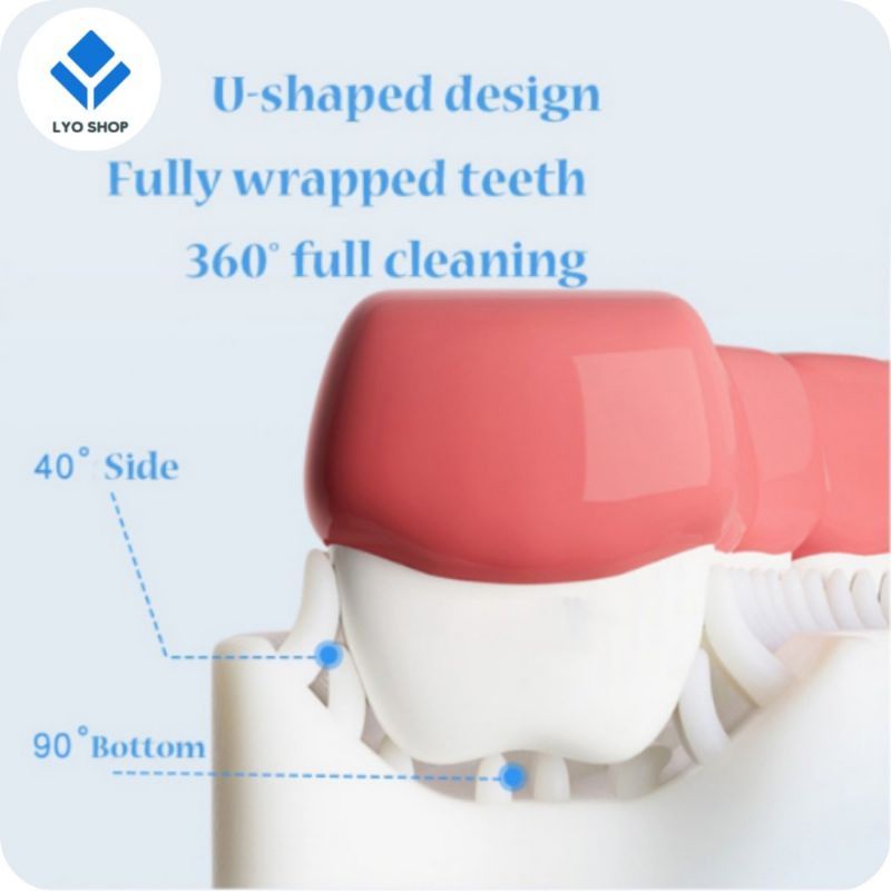 Bàn Chải Đánh Răng Chữ U Siêu Mềm Cho Bé 2-6 Tuổi