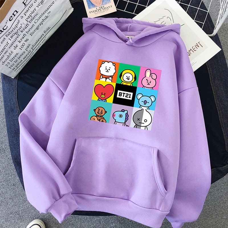 Áo Hoodie Thể Thao Dài Tay Thời Trang Hàn Quốc