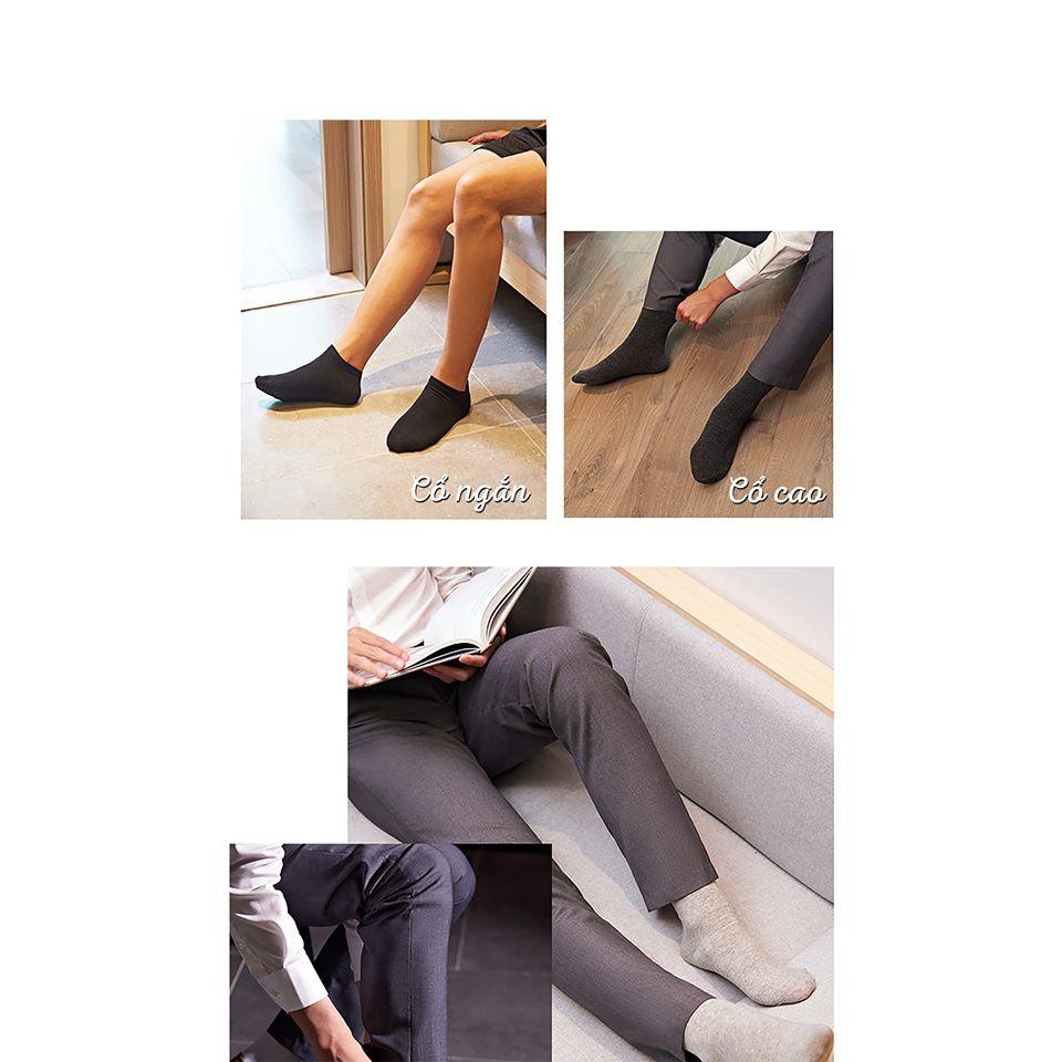 Hộp 10 đôi tất chống hôi chân hàng xuất Nhật ( Hàng Xịn Đẹp)