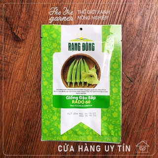 Hạt giống rạng đông - đậu bắp, đậu hà lan - 2 loại