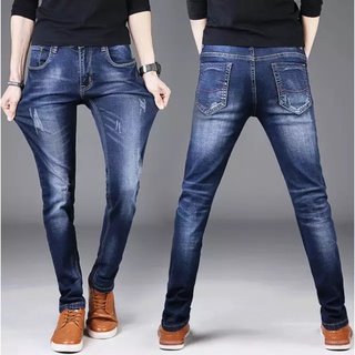 Quần jeans co giãn cao cấp-jeans nam cào xước size 27-36
