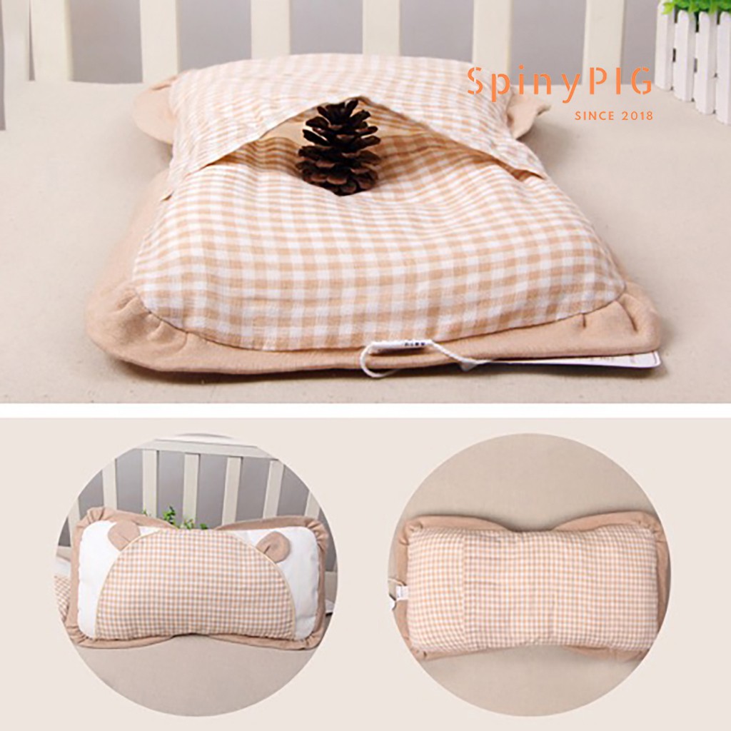 Gối cho bé chất liệu Cotton hữu cơ tự nhiên không chất tẩy nhuộm an toàn cho bé có thể tháo rời vỏ