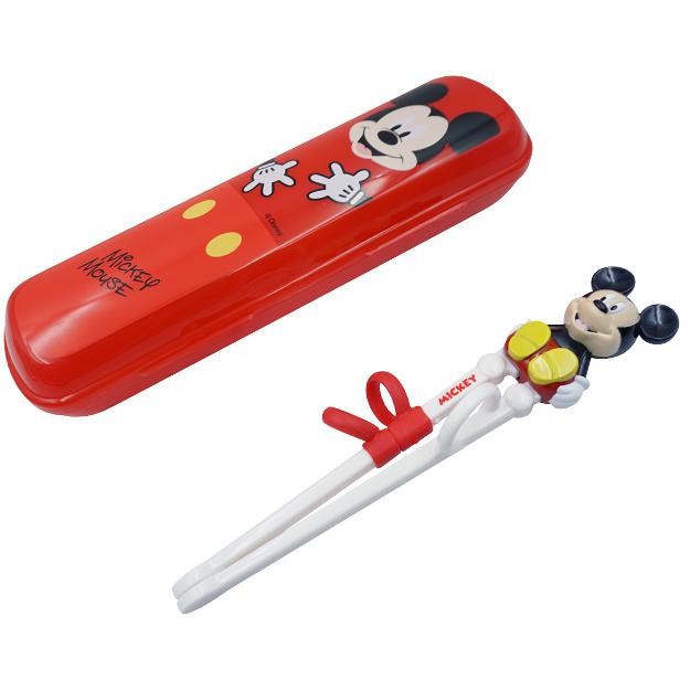 Đũa tập ăn 3D Elsa, Cars, Mickey...-Disney kèm hộp đựng cho bé
