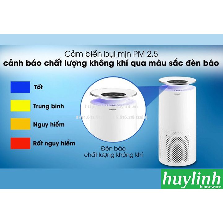 [Mã ELHAMS5 giảm 6% đơn 300K] Máy lọc không khí Hafele CF-8126S - 537.82.720 - Wifi [30 - 35m2]