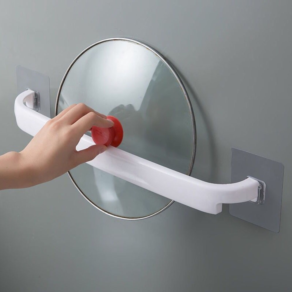 Giá đỡ treo khăn gắn tường bằng PP đa chức năng không cần khoan lỗ