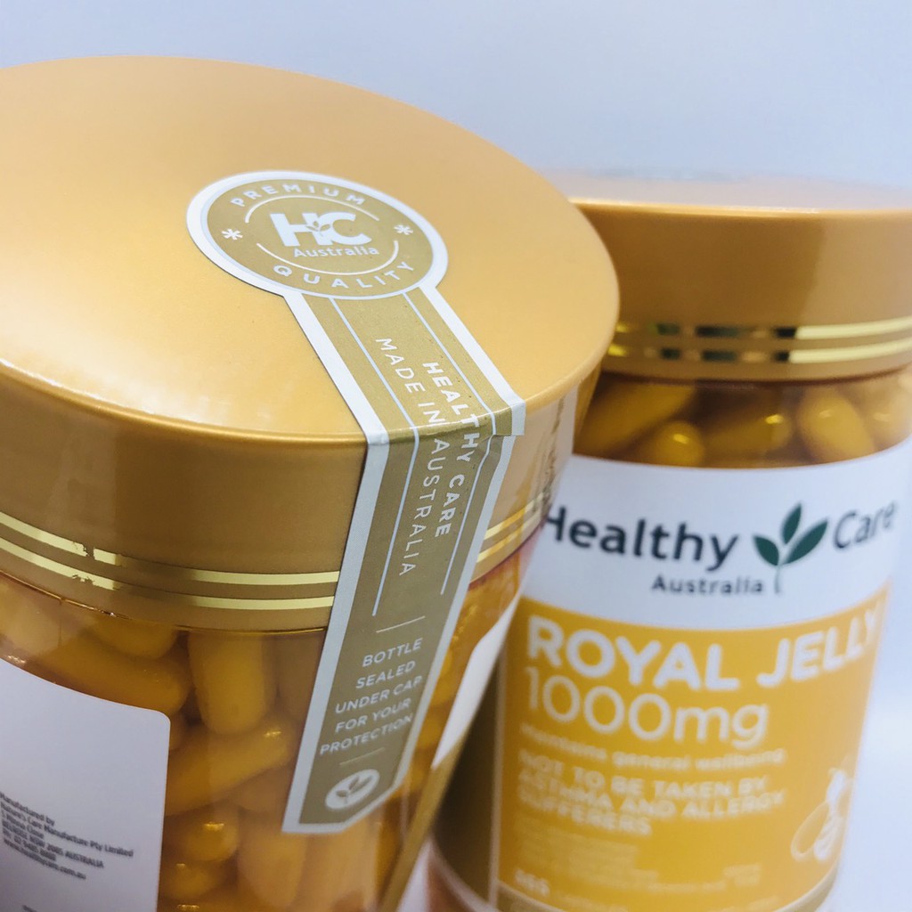 Sữa Ong Chúa Healthy Care Royal Jelly 365 Viên - Mẫu mới