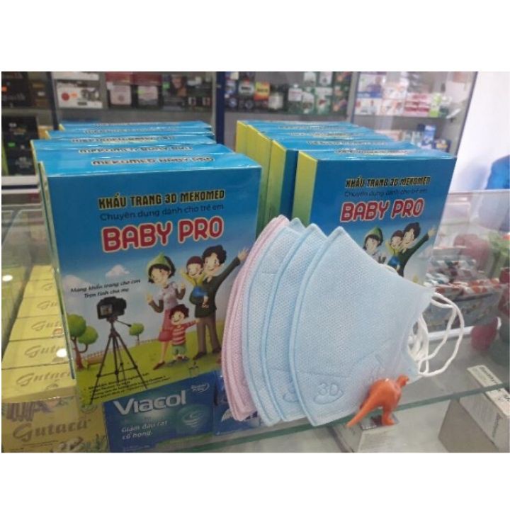 [SALE SẬP SÀN] Khẩu trang Y tế mịn, mềm, không đau tai , kháng khuẩn cho bé BABY PRO.