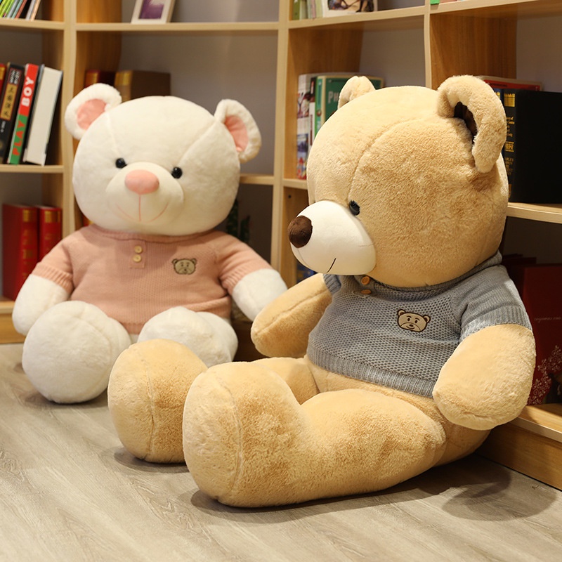 Gấu bông teddy áo len - thú bông siêu to siêu đẹp