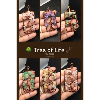 Móc khóa - Mặt dây Tree Of Life Handmade hợp mệnh