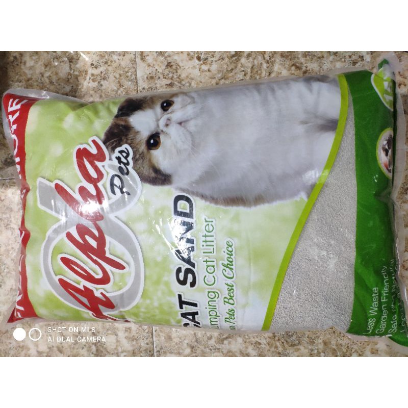 Cát vệ sinh cho mèo, chó Alpha pets 15L tặng thêm 20% Gói siêu lớn, siêu tiết kiệm