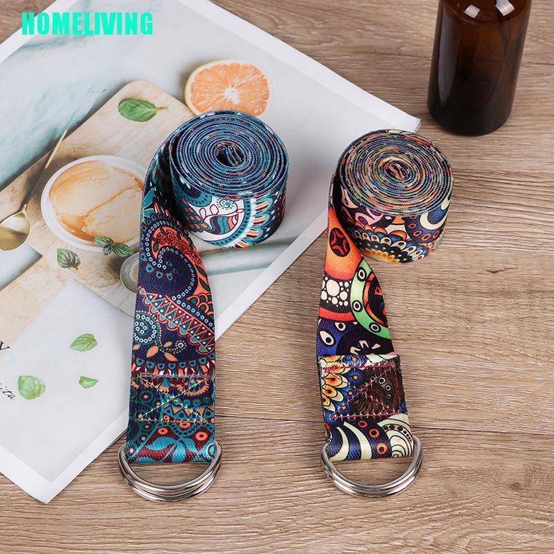 Dây Đai Tập Yoga In Họa Tiết Nhiều Màu Tùy Chỉnh Tiện Dụng Cho Gia Đình