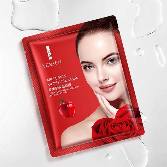 [RẺ VÔ ĐỊCH] Mặt Nạ Giấy Táo APPLE SKIN MOISTURE MASK VENZEN