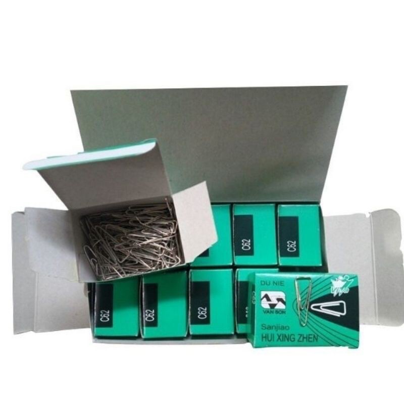 1 hộp ghim cài tam giác- Ghim cài C62