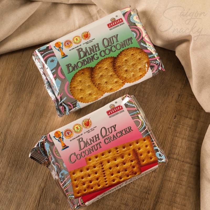 Bánh Quy Bạc Tròn bơ dừa, bánh quy đường