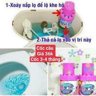 Cốc thả bồn tolet sách thơm