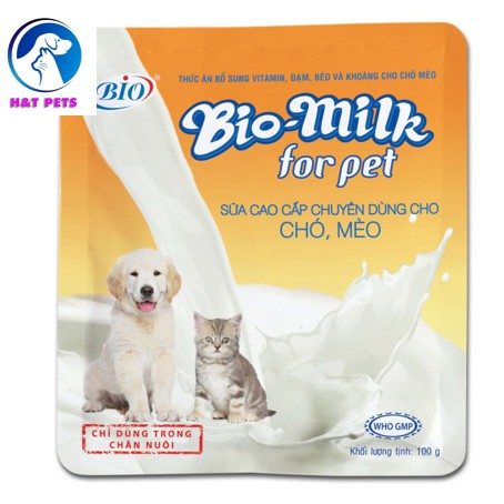 Sữa Bio Milk chó mèo gói 100g