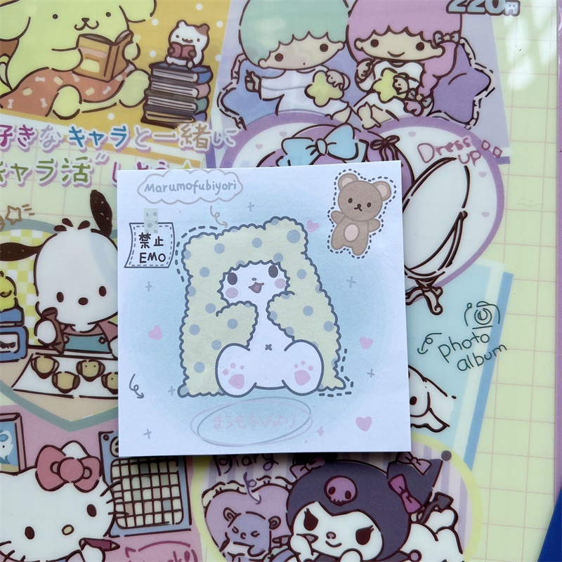 Tập Giấy Ghi Chú Họa Tiết Kuromi Cinnamoroll Đáng Yêu