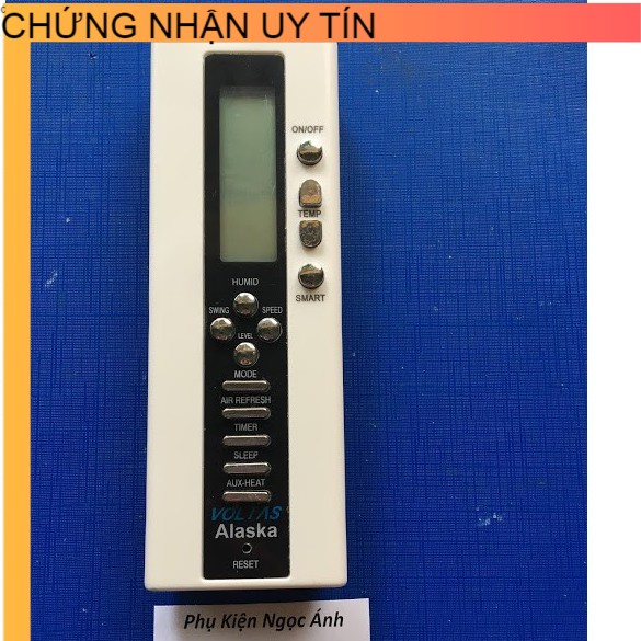 Điều khiển điều hòa ALASKA  mặt đen viền trắng loại tốt -  tặng kèm pin - Remote điều hòa ALASKA Hàng tốt