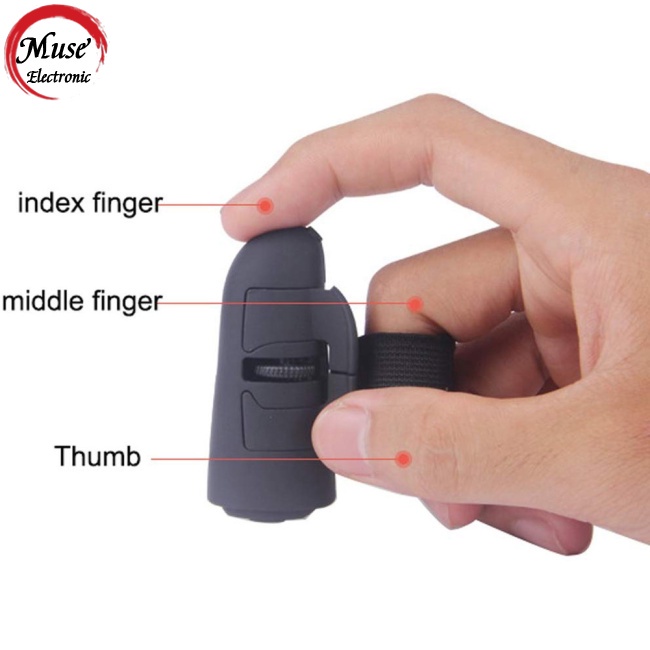 Chuột bluetooth Không Dây Đeo Ngón Tay Mini Tiện Dụng Cho Đi Du Lịch (Mô Hình bluetooth)