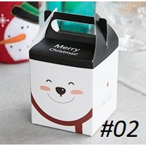NOV13_Hộp đựng quà, bánh hình NOEL 10x9x9cm