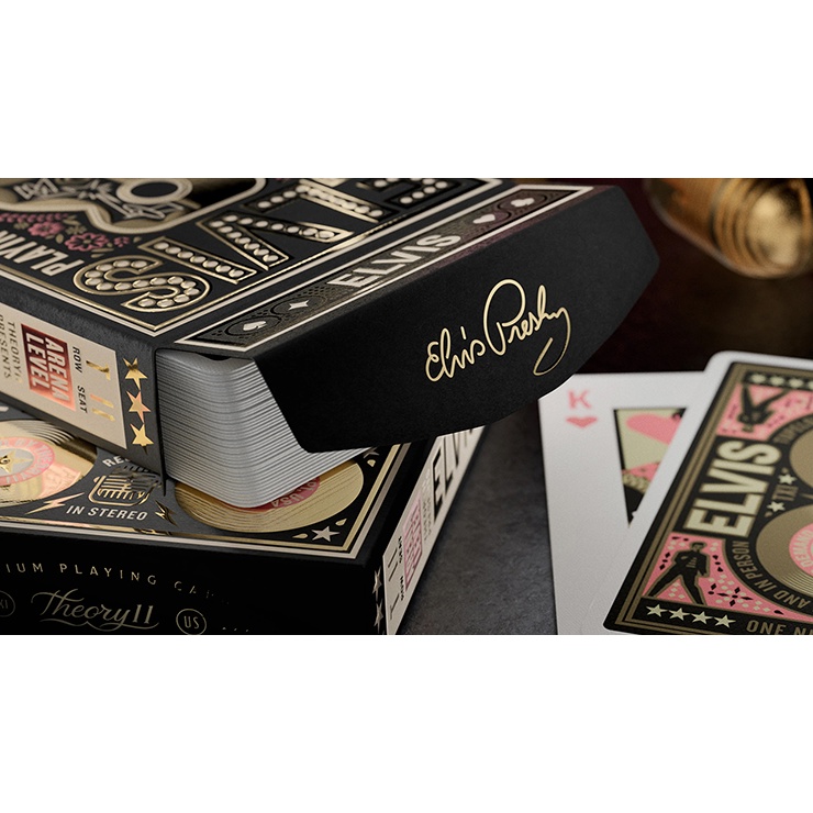 Bộ bài tây Elvis Playing Cards by Theory11 - Bài Mỹ - Bài Chính Hãng