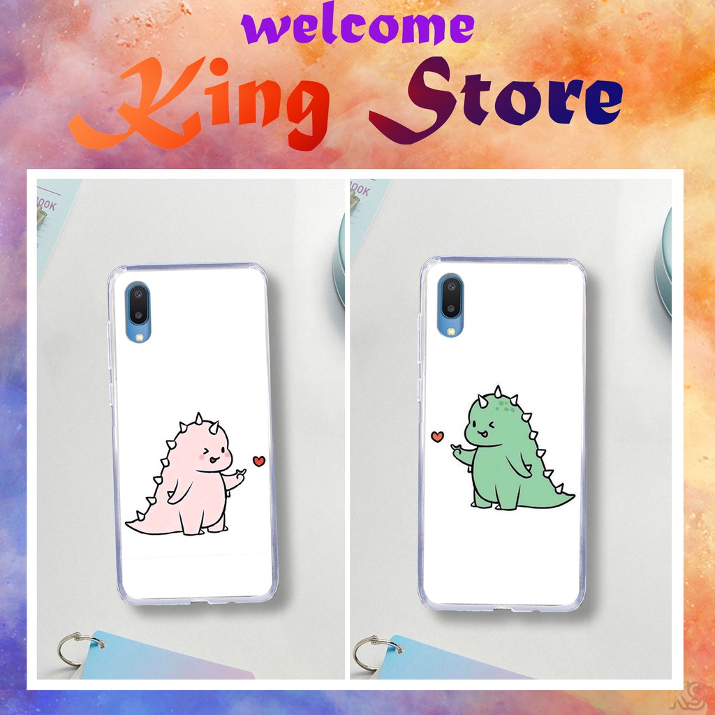 [ MẪU ĐẸP ] Ốp lưng Samsung A02  in hình khủng long xanh siêu đáng yêu_KINGSTORE.HN_Ốp dẻo trong SS A02