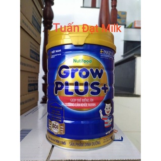 Sữa Grow plus+ xanh 900g Nutifood date2022