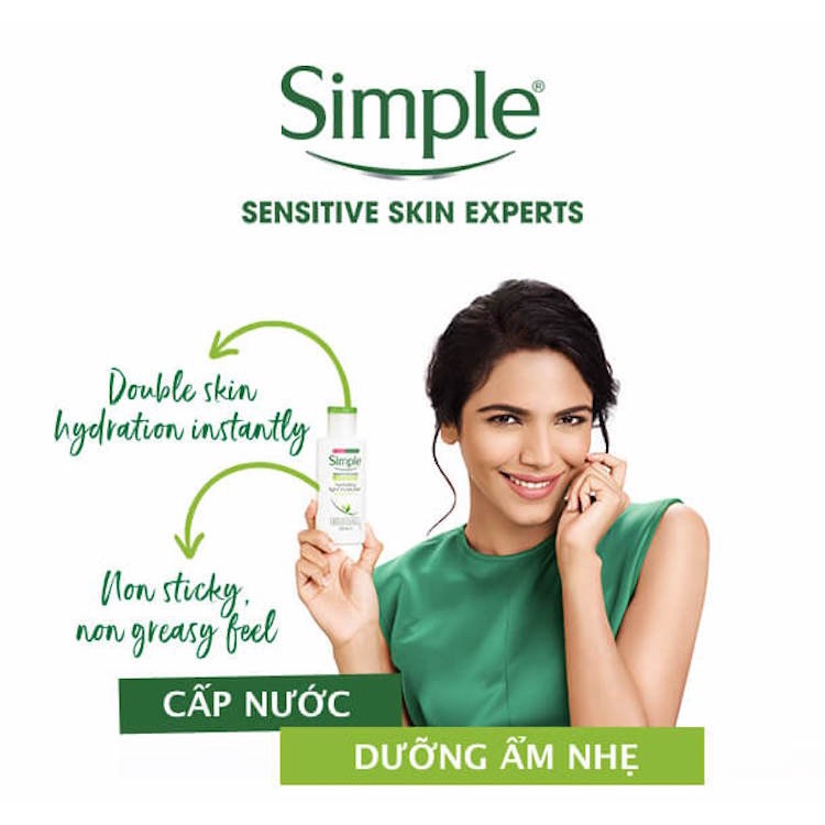 Sữa Dưỡng Ẩm, Ngăn Lão Hóa Và Tái Tạo Da Sáng Khỏe Simple Kind To Skin Hydrating Light Moisturiser 125ml