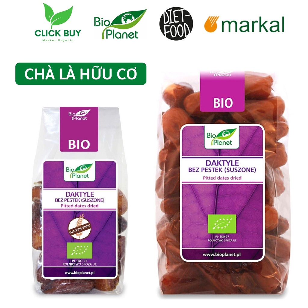 Chà là hữu cơ tách hạt hãng Bio Planet 150g-400g [ Chứng nhận hữu cơ Châu Âu ]