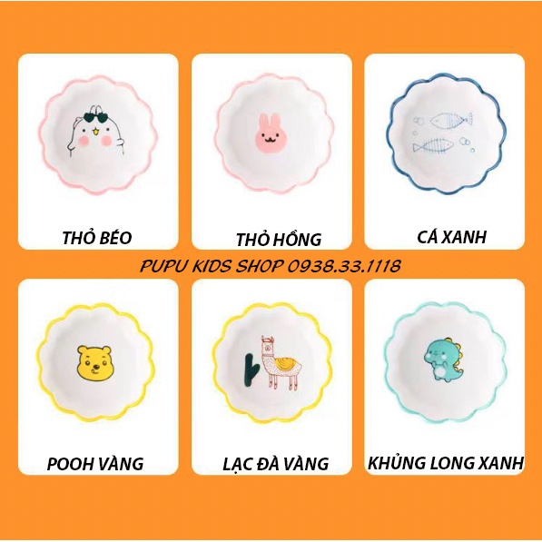 BÁT SỨ ĂN DẶM TRÒN KIỂU NHẬT