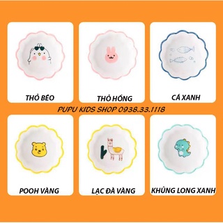BÁT SỨ ĂN DẶM TRÒN KIỂU NHẬT