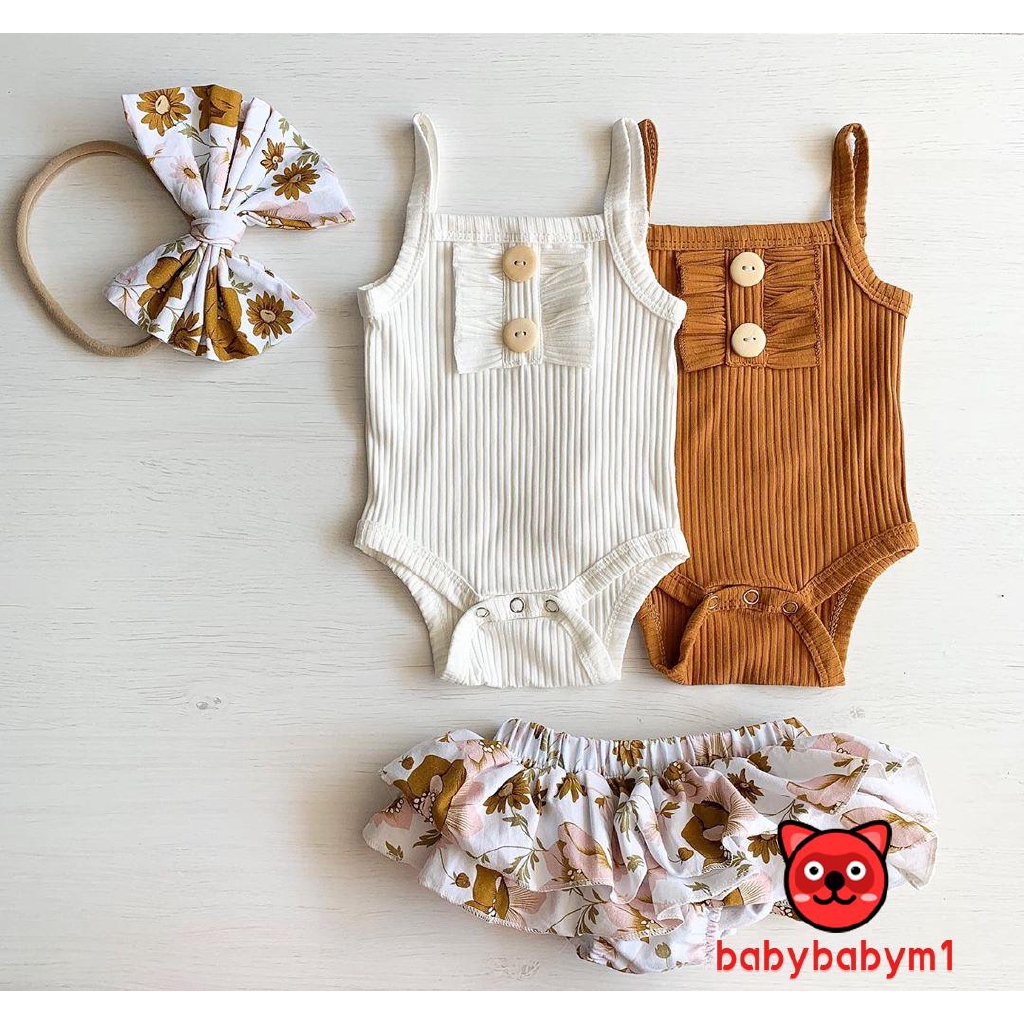 Bộ Đồ Gồm 2 Món Áo Liền Quần Hở Lưng + Chân Váy Xòe Cho Bé Gái