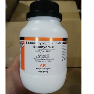 Hoá chất Sodium pyrophosphate decahydrate cas 13472-36-1 Na4P2O7 lọ 500g