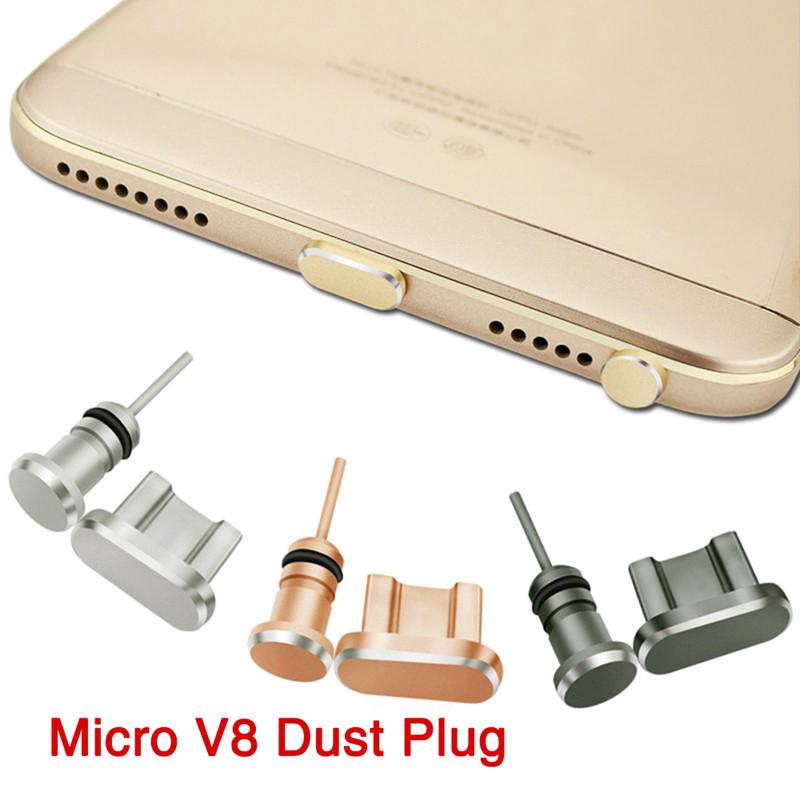 Nút bịt cổng tai nghe và cổng sạc Micro USB chống bụi bẩn tiện lợi dành cho điện thoại Samsung Xiaomi