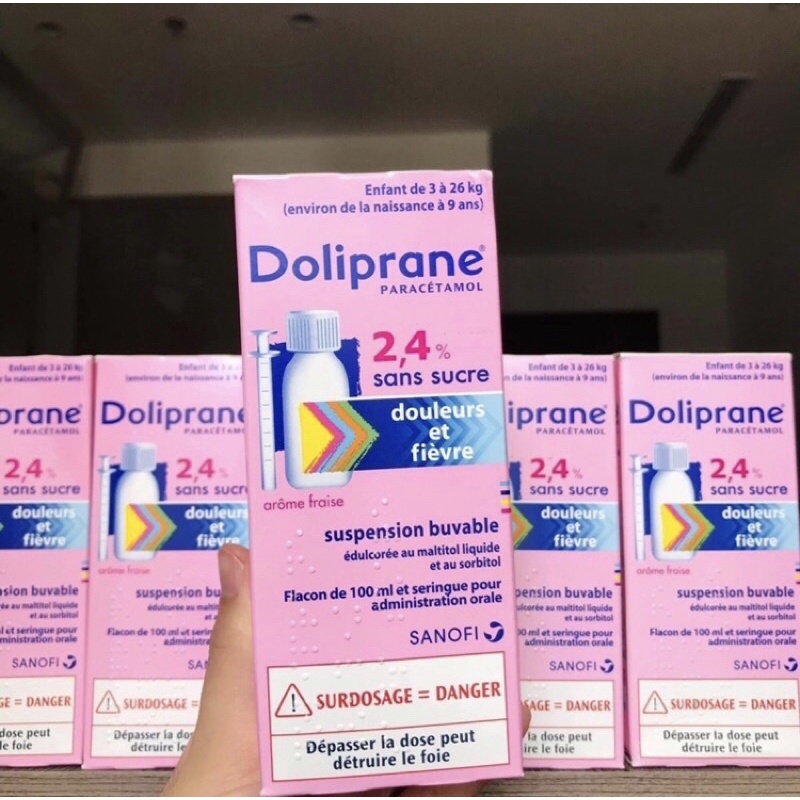 Siro Hạ Sốt Doli Pháp Cho Bé 100ml