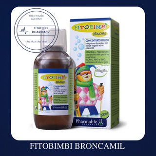 FITOBIMBI BRONCAMIL-Siro thảo dược giảm ho, viêm họng và sức đề kháng yếu
