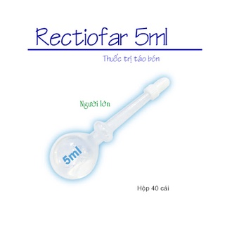 Ống bơm trực tràng RECTIOFAR 3ml và 5ml